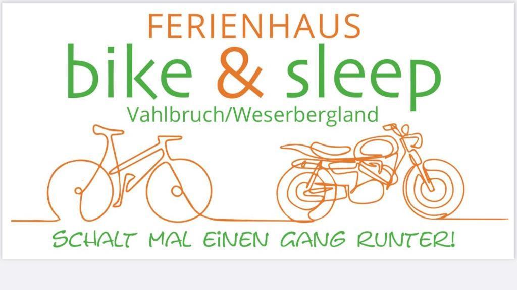 Bike&Sleep Weserbergland Ferienhaus Vahlbruch Exterior foto